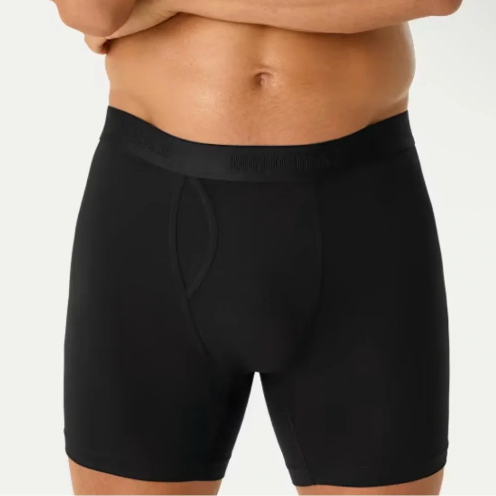 Bombas Men's Classic Black Boxer Briefs- XS/S